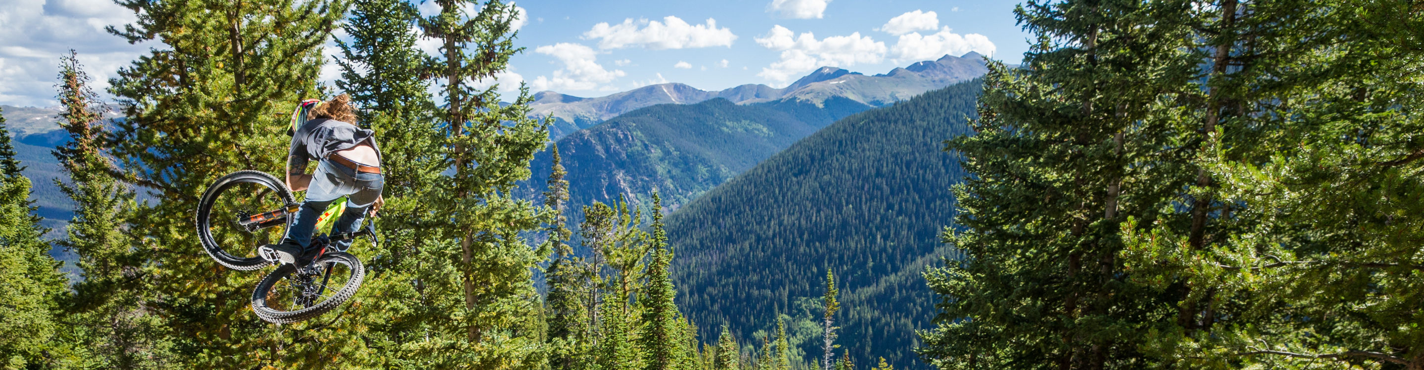 Downhill Mountain Biking in Keystone, CO.