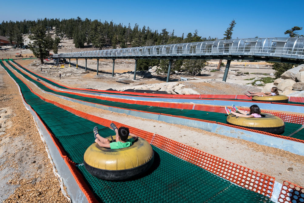 Summer Activities on Mounatin Overlooking Lake Tahoe in Heavenly, CA.
