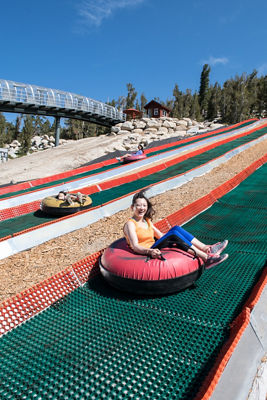 Summer Activities on Mounatin Overlooking Lake Tahoe in Heavenly, CA.