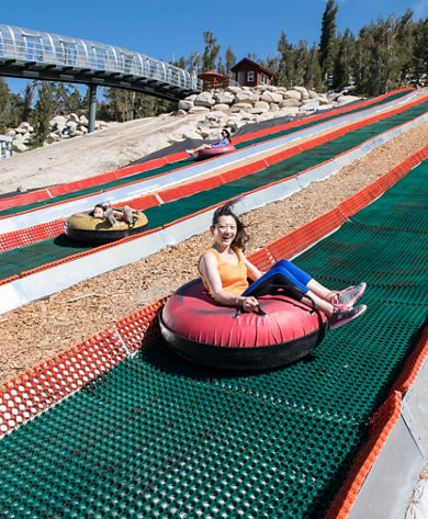 Summer Activities on Mounatin Overlooking Lake Tahoe in Heavenly, CA.