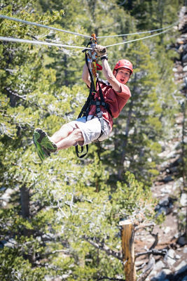 Summer Activities on Mounatin Overlooking Lake Tahoe in Heavenly, CA.