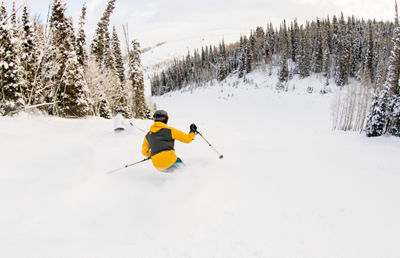 Powder skiing in Park City, UT.