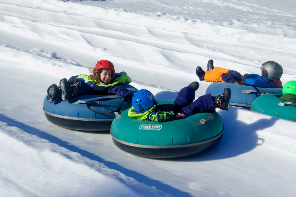 Kids Tube Downhill at Mount Snow