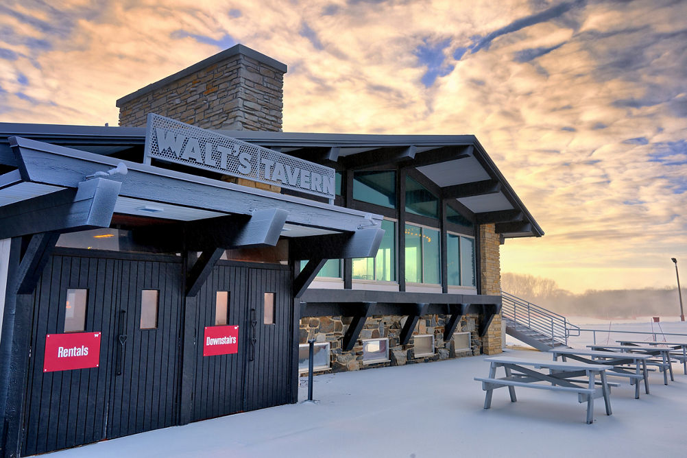 Entrance to Walt's Tavern at Wilmot Mountain