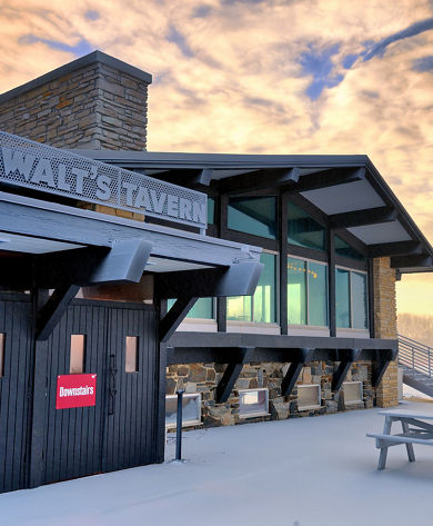 Entrance to Walt's Tavern at Wilmot Mountain