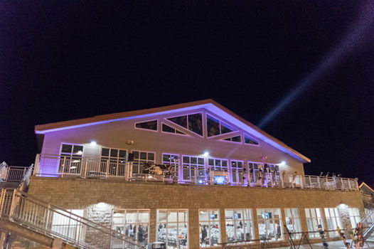 Mad River Mountain Lodge at  Night 