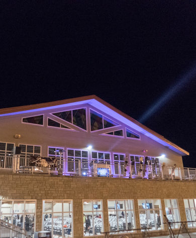 Mad River Mountain Lodge at  Night 