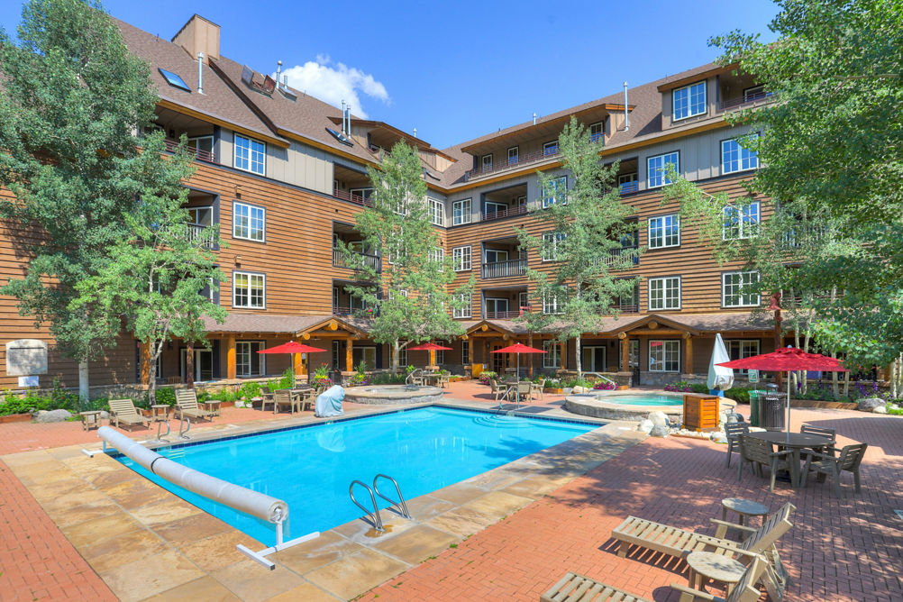 Outdoor Pool at a Dakota Lodge at Keystone Mountain Resort