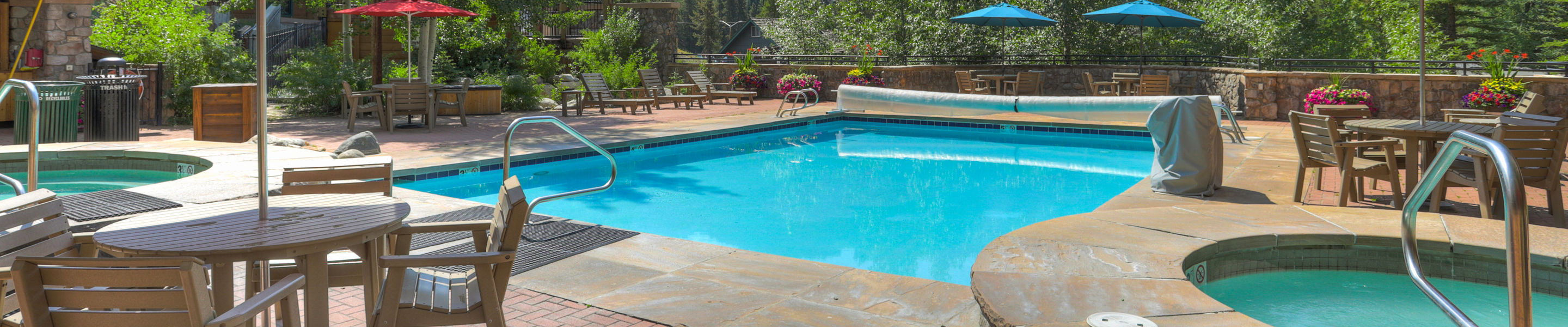 Outdoor Pool at a Dakota Lodge at Keystone Mountain Resort