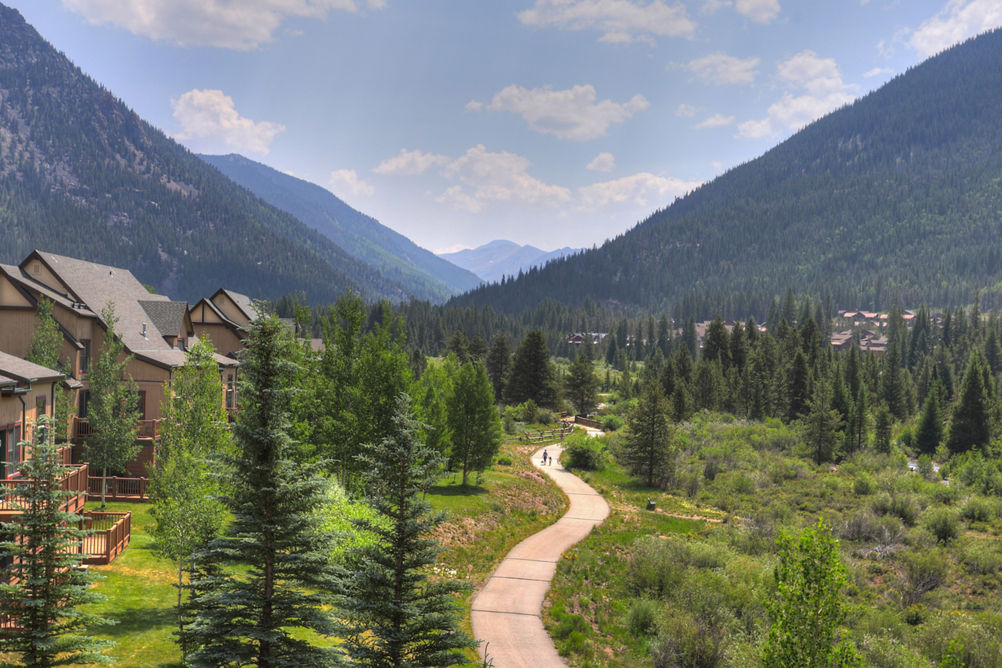 Scenic View of the Mountains Surround Keystone Mountain Resort