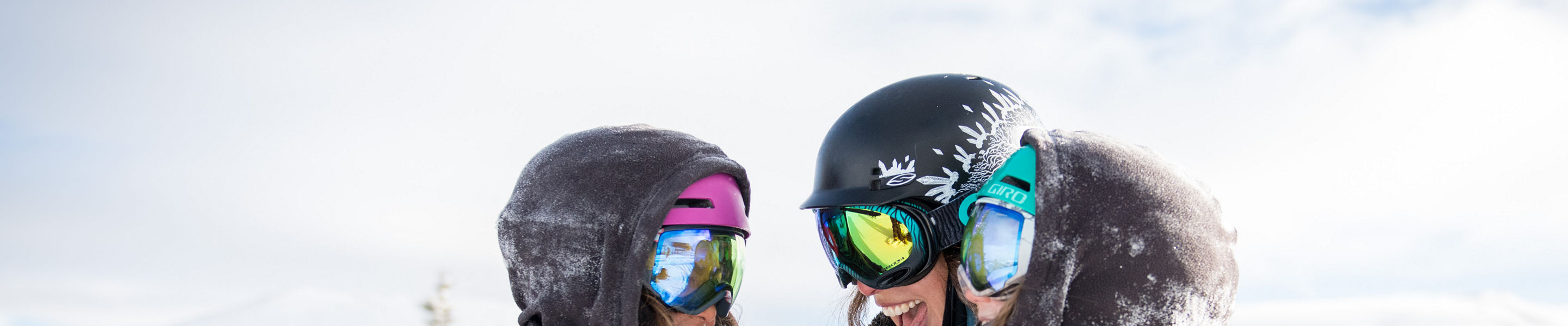 Young Girls Enjoy Snowboarding in Keystone, CO.