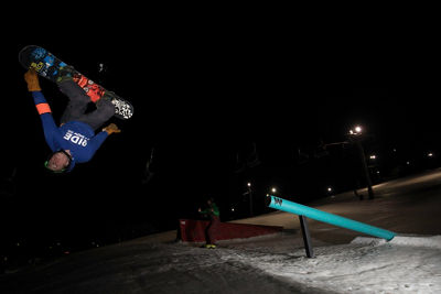 The terrain park at Wilmot Mountain