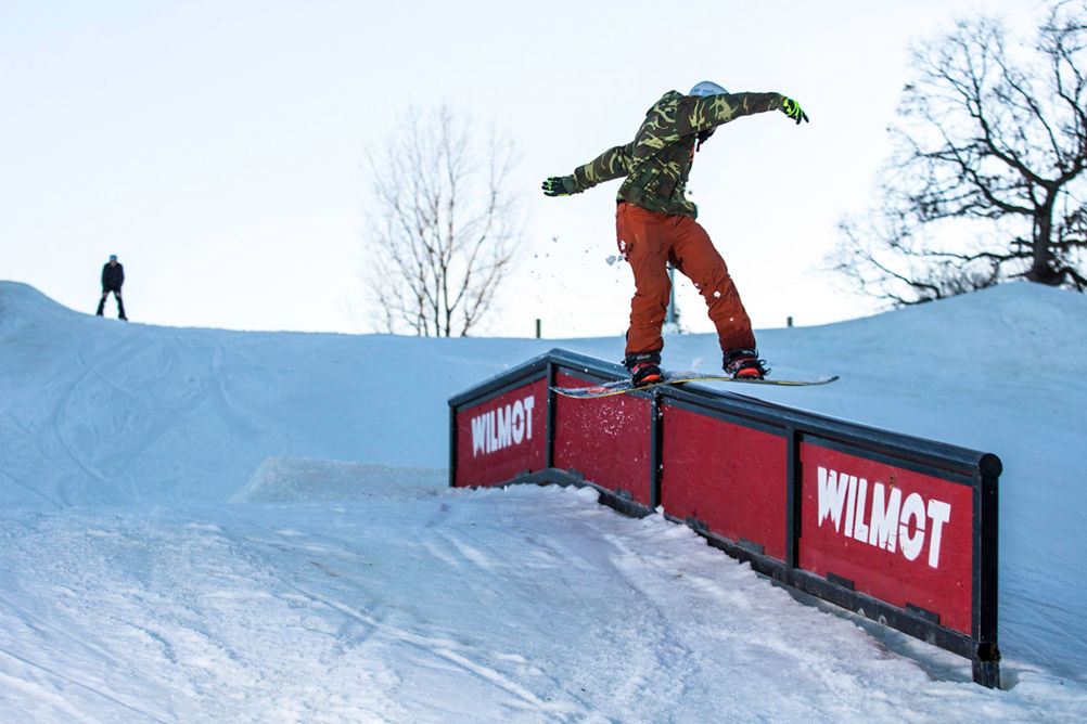 Terrain park at Wilmot Mountain