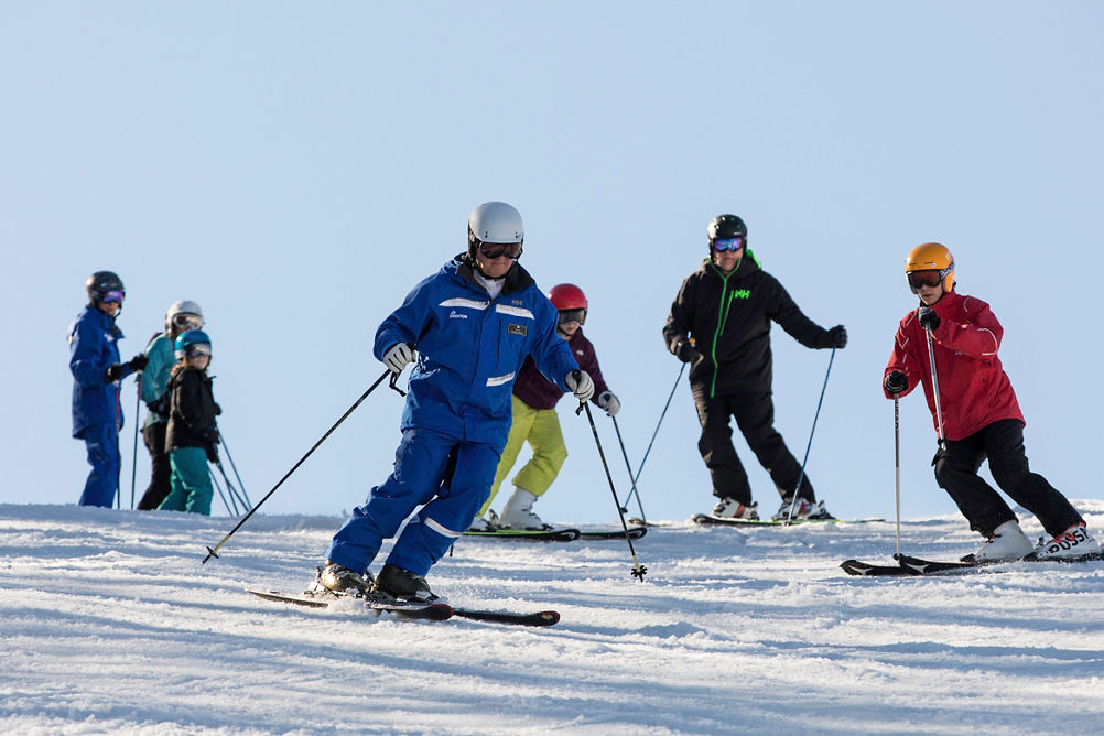 Private Ski School lesson at Wilmot Mountain
