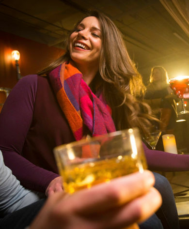 Models at the Loft Bar in Heavenly Village in South Lake Tahoe, CA.