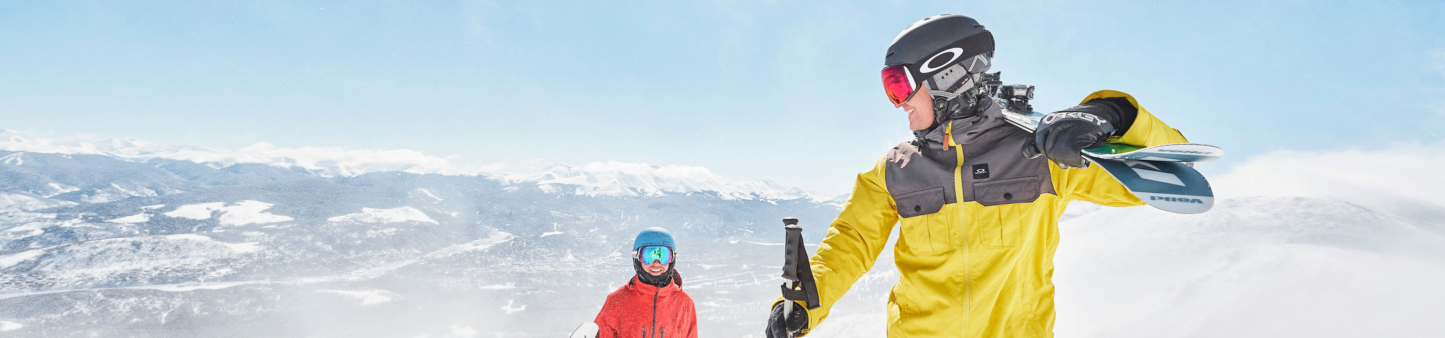 Young and Independents enjoy powder on Peak 6 in Breckenridge, CO.