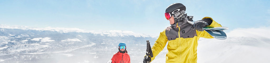Young and Independents enjoy powder on Peak 6 in Breckenridge, CO.