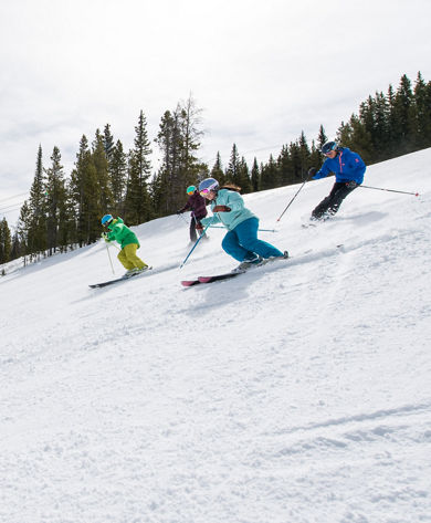 Adult Ski School at Vail, CO.