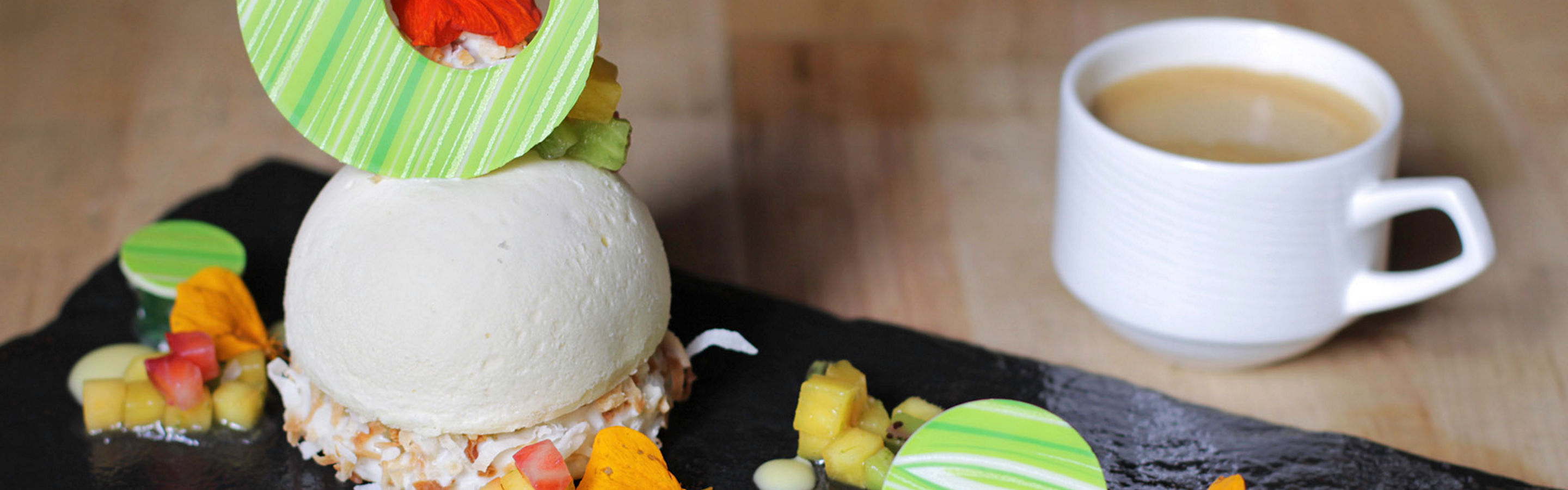 Dessert at The Arrabelle's Tavern restaurant in Vail, CO.