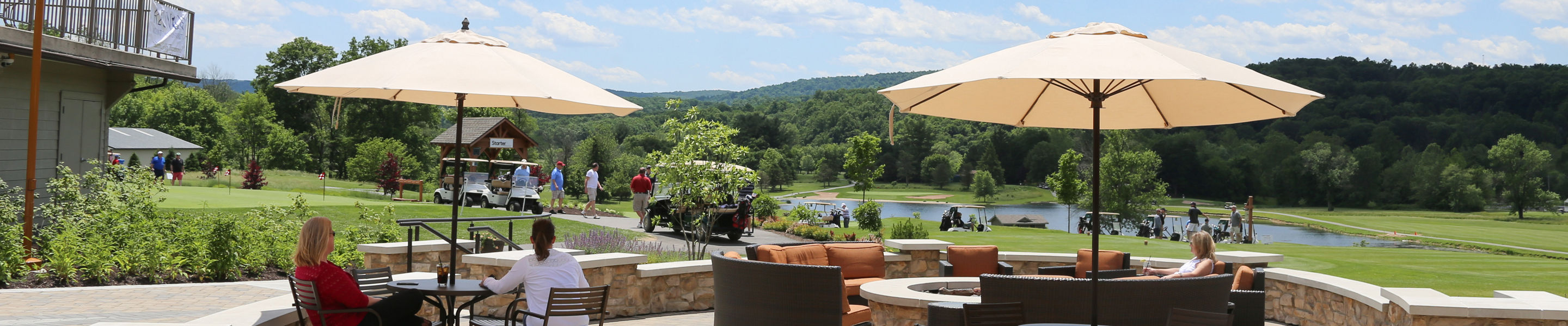 Patio at Golf Club at Liberty Mountain