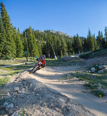 Evolution Bike Park in Crested Butte, CO.