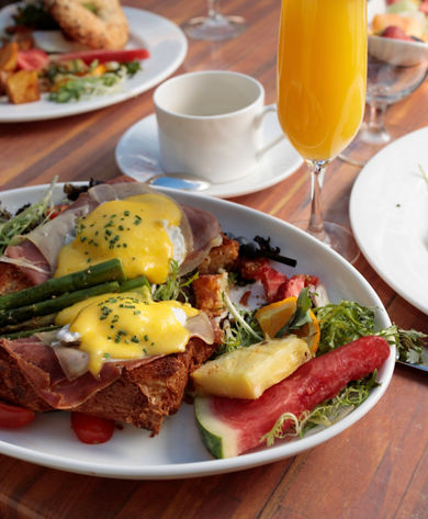 Brunch at The Lodge at Vail's Cucina Rustica in Vail, CO.