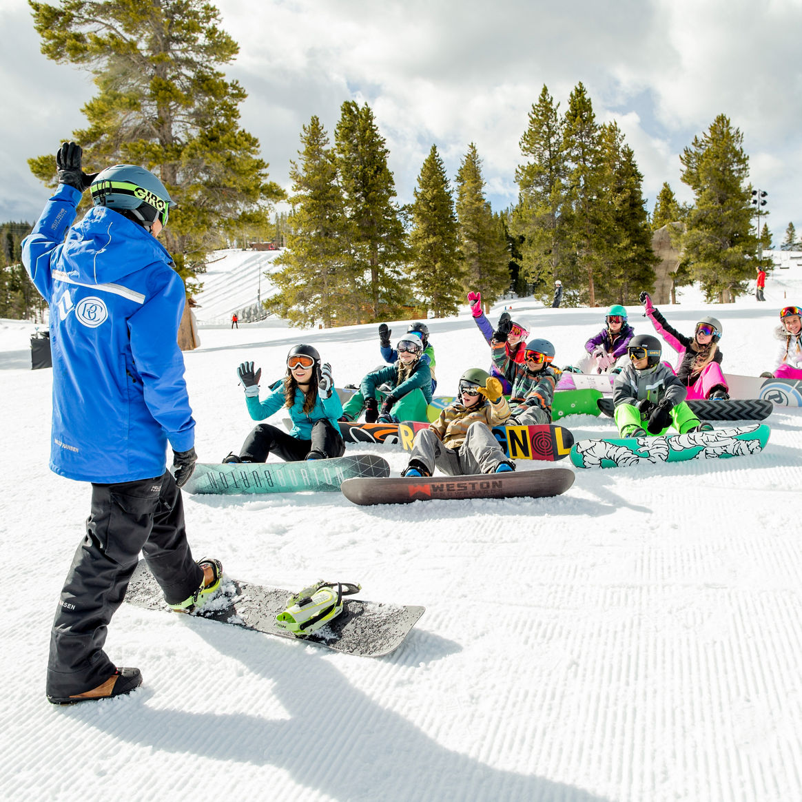 Kids Snowboard School at Vail, CO