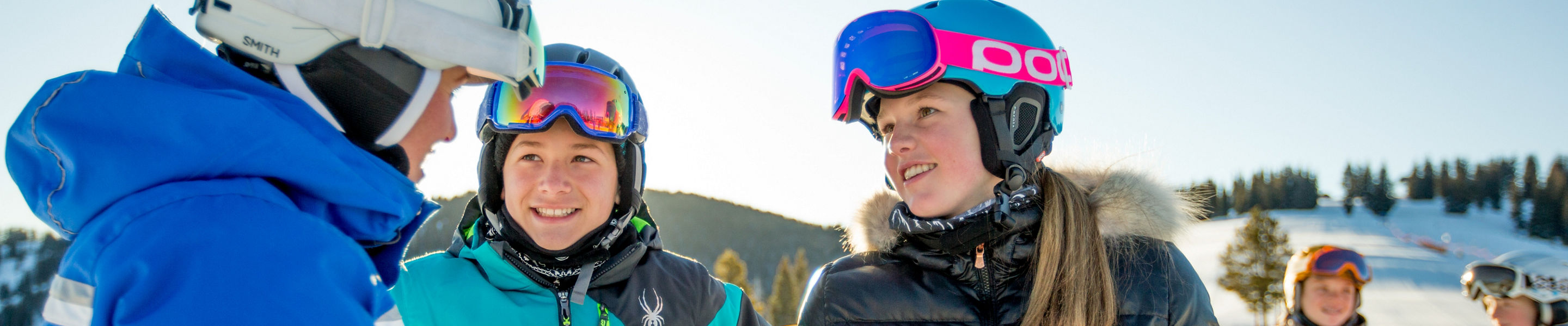 Kids Ski School at Vail, CO.