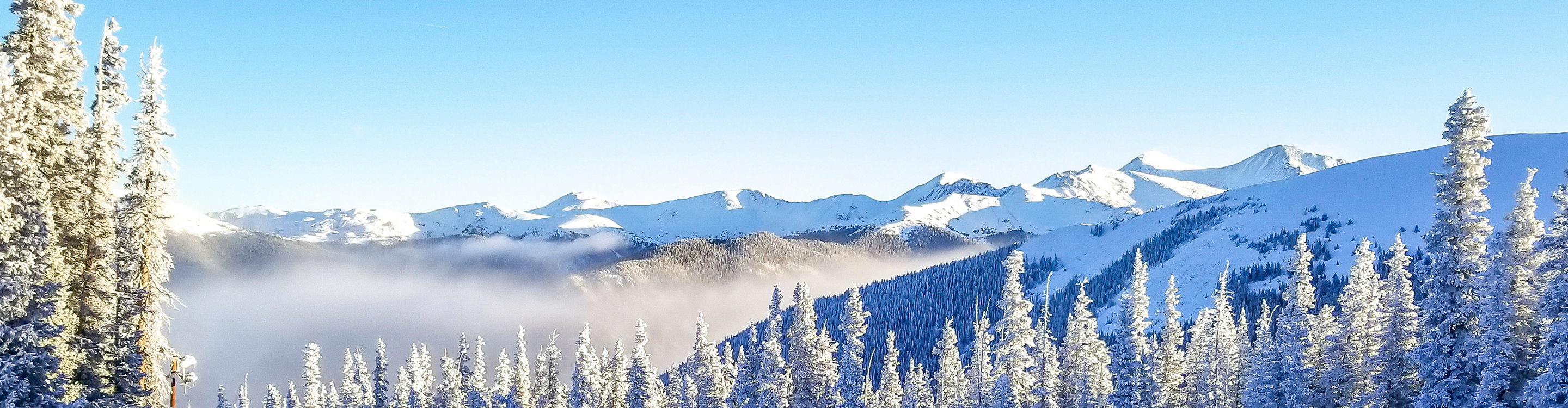 Fresh Fallen Snow in Keystone, CO.