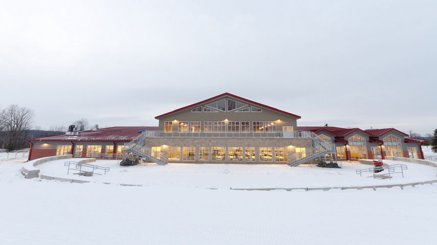 Snowy Day at Mad River Mountain Lodge 