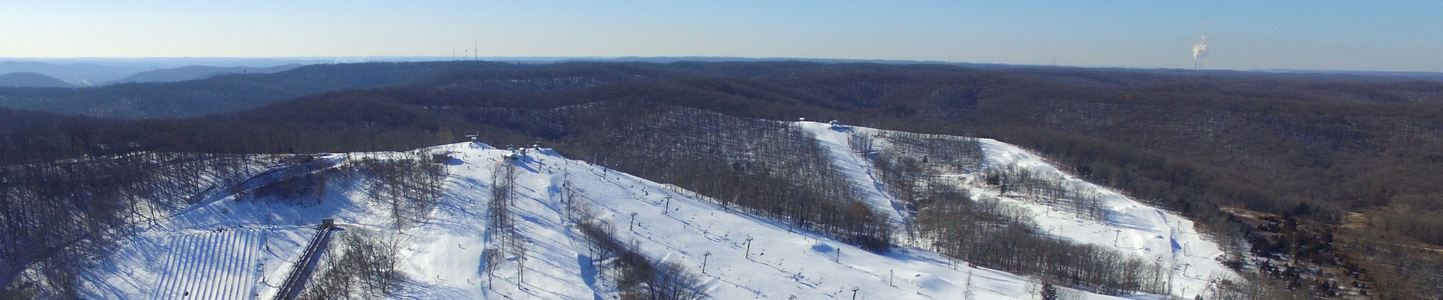 Aerial View of the Hidden Valley Ski Area