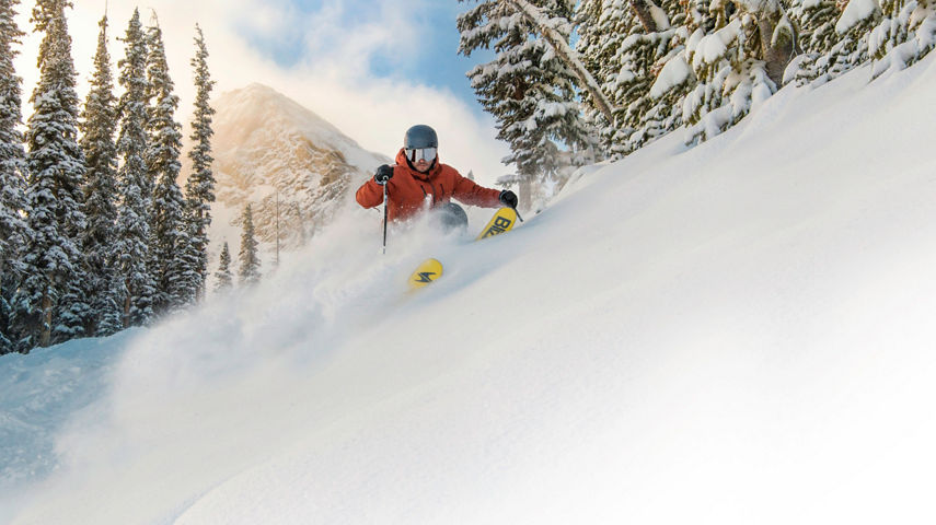 Skiing in Crested Butte, CO.