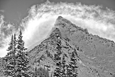 Scenic view of the mountain peak in Crested Butte, CO.