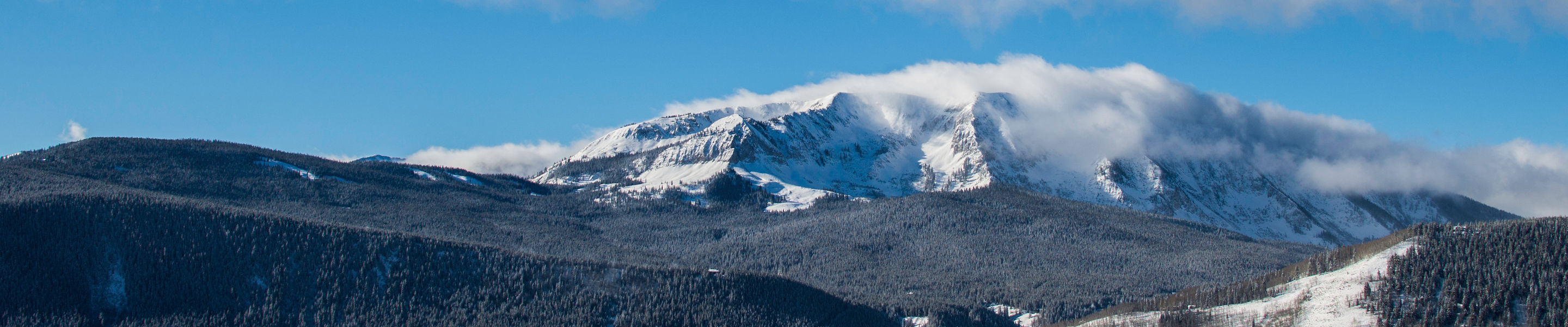 Scenic neighborhood in Crested Butte, CO.