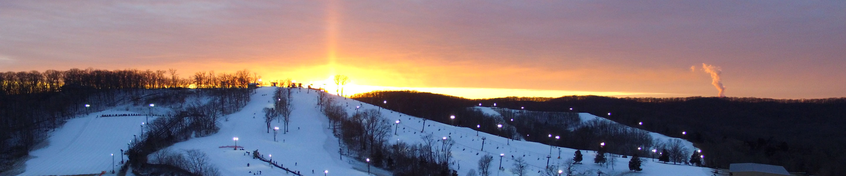 Aerial View of the Hidden Valley Ski Area