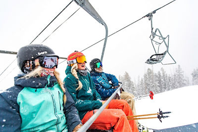 Powder day in Beaver Creek, CO.