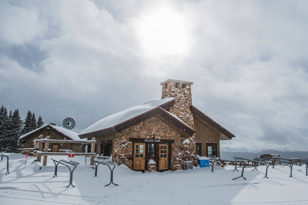 Belle's Camp in Blue Sky Basin for food and drink in Vail, CO.