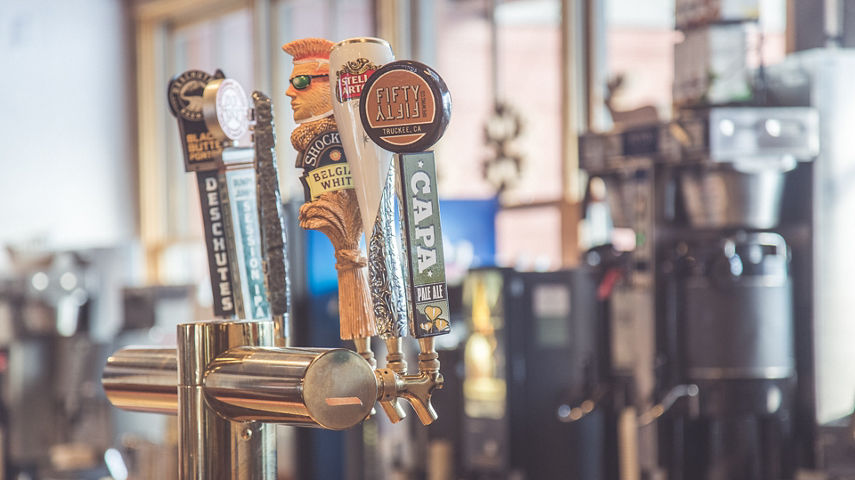 Beer Taps at the Lodge at Big Springs