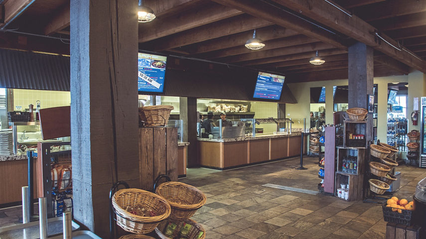 Food Court at the Lodge at Big Springs at Northstar California