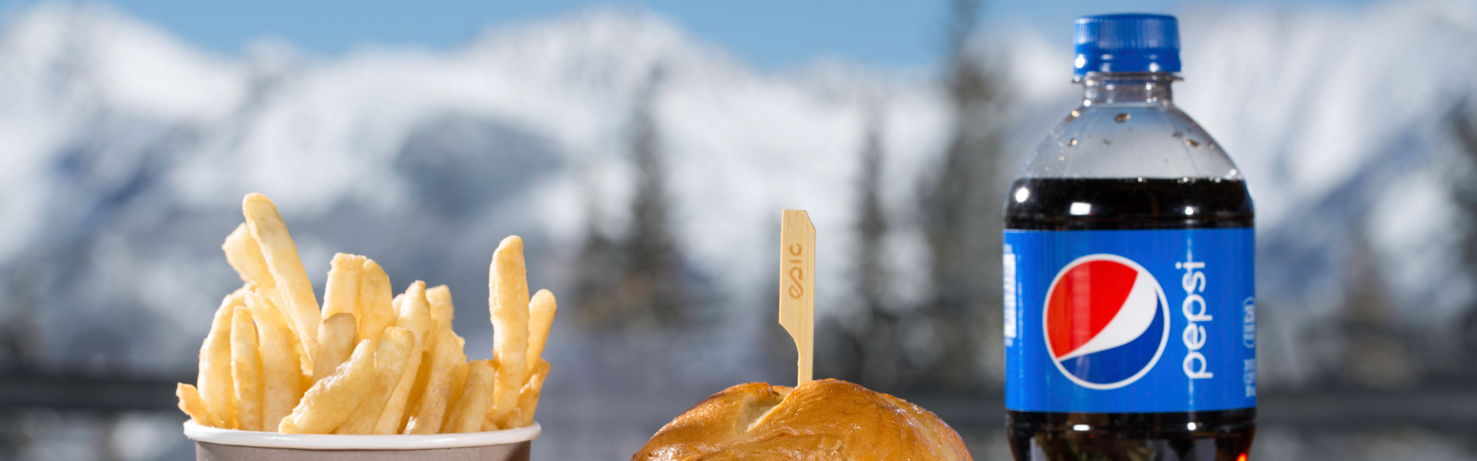 Epic Burger at Two Elk Lodge in Vail, CO.