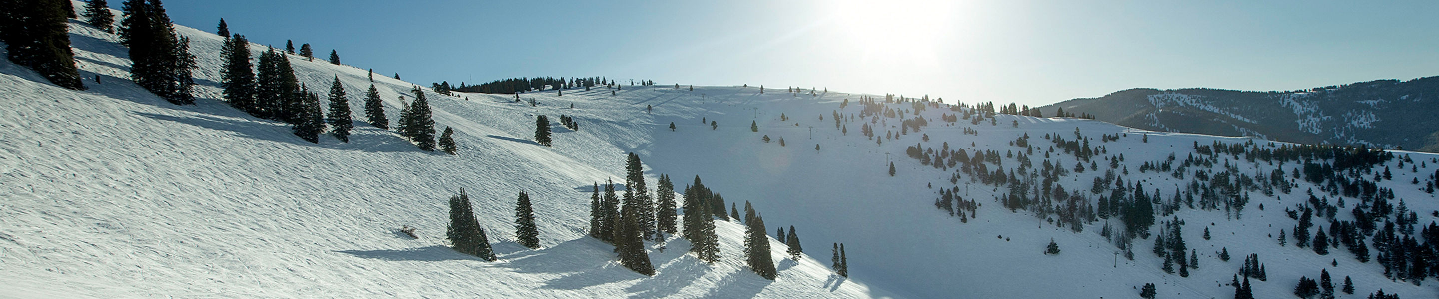Ski School Lesson in the Back Bowls at Vail, CO
