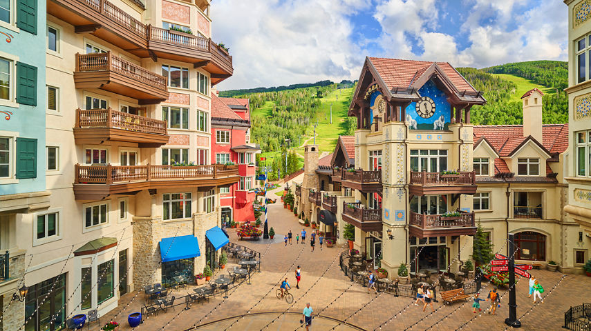Exterior of the Vail Village and The Arrabelle and Vail Square at Vail Mountain