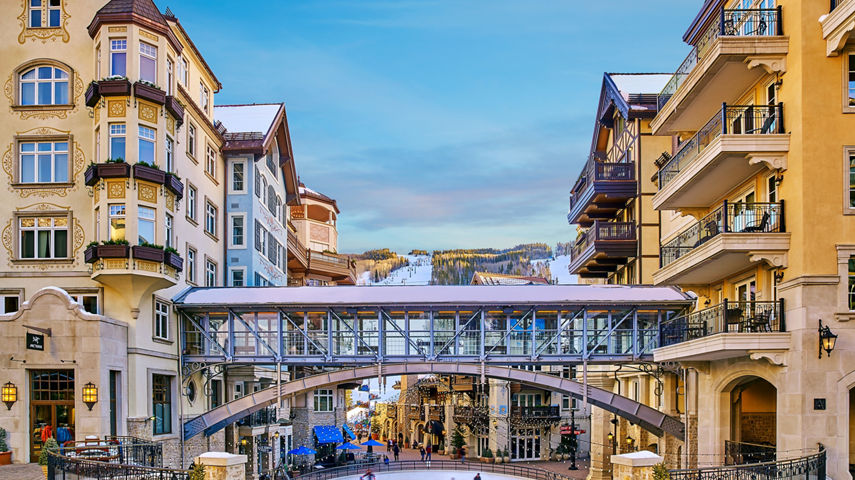 Exterior of Vail Village and The Arrabelle at Vail Square at Vail Mountain