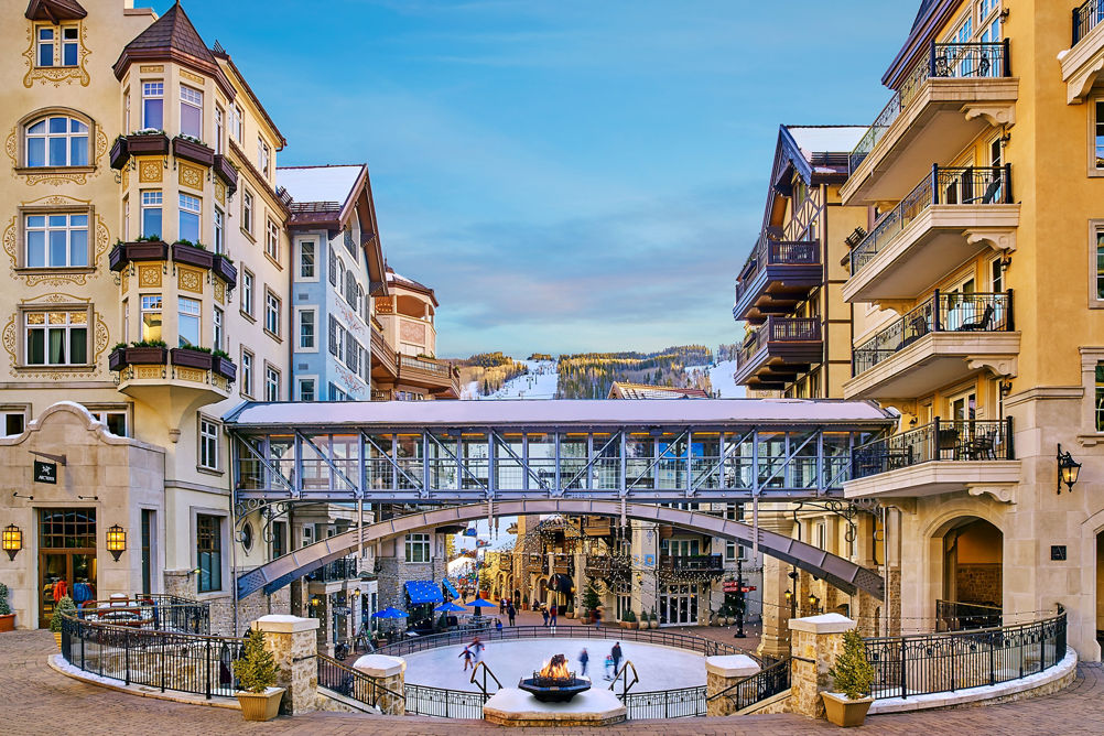 Exterior of Vail Village and The Arrabelle at Vail Square at Vail Mountain