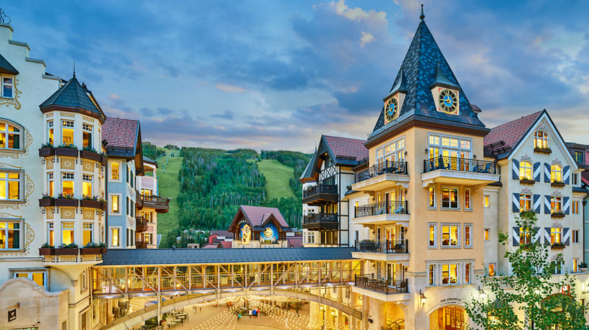Exterior of The Arrabelle and Vail Village Square at Vail Mountain