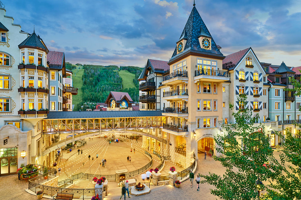 Exterior of The Arrabelle and Vail Village Square at Vail Mountain