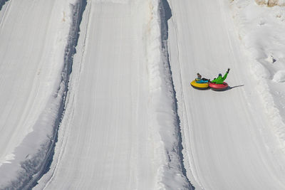 Family tubing at Adventure Point in Keystone, CO.