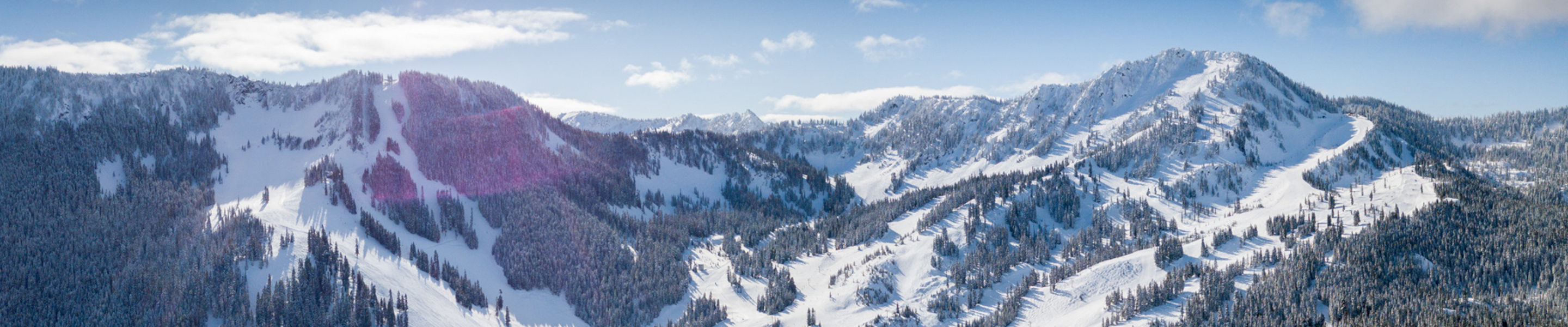 Aerial Pano at Stevens Pass