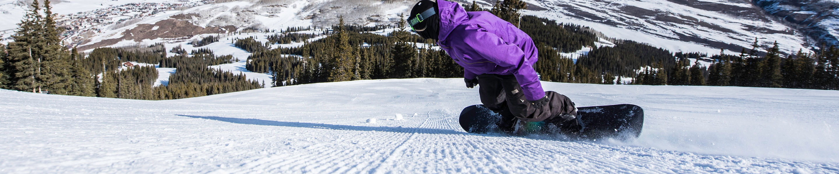 Friends enjoy a freshly groomed trail in Crested Butte, CO.