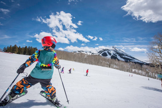 Kid's Ski School in Crested Butte, CO.